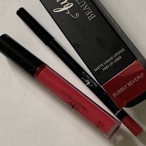 BEAUTY VAULTE Bubbly Beverly Lip Set Matte Liquid Lipstick & Lip Liner